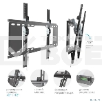 Кронштейн для телевизора Kromax IDEAL-102 черный 32