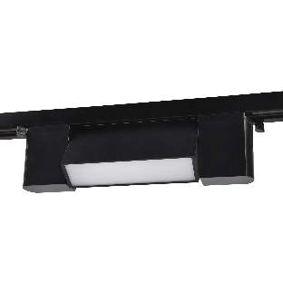 Трековый однофазный светодиодный светильник Ambrella light GL6660 BK черный LED 6W 4200K