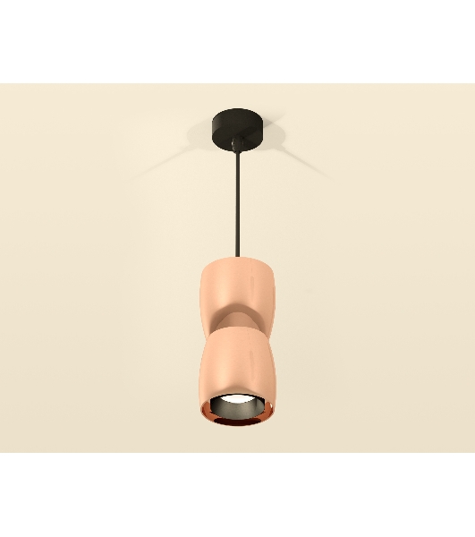 Светильник Ambrella Light XP1144010 PPG/SBK/PBK золото розовое полированное/черный песок/черный полированный MR16 GU5.3