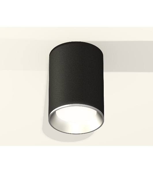 Светильник Ambrella Light XS6313002 SBK/PSL черный песок/серебро полированное MR16 GU5.3 (C6313, N6104)