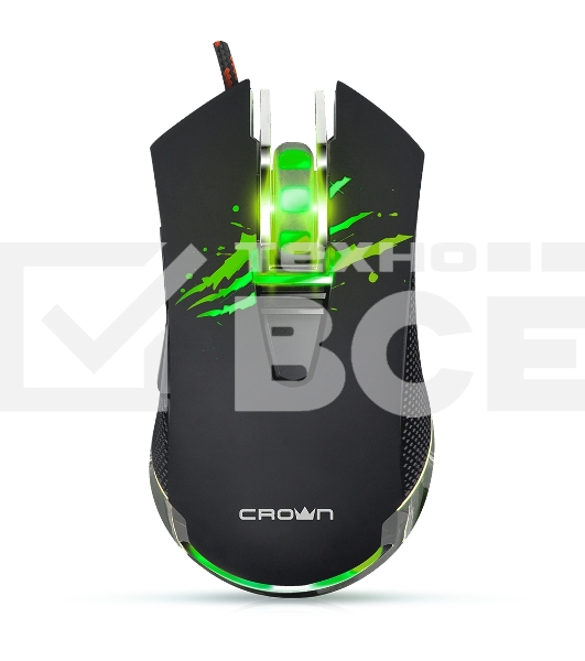 Мышь проводная CROWN Gaming CMXG-614 USB CM000001532 DPI 800/1000/1600/2400