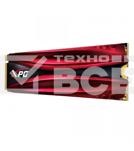Накопитель SSD ADATA XPG GAMMIX S11 Pro, 256Gb, PCIe 3.0 x4, M.2 2280, NVMe, R/W 3500/1200, с радиатором
