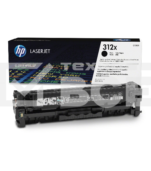 Тонер Картридж HP 312A CF380X черный для HP CLJ Pro M476 (4400стр.)