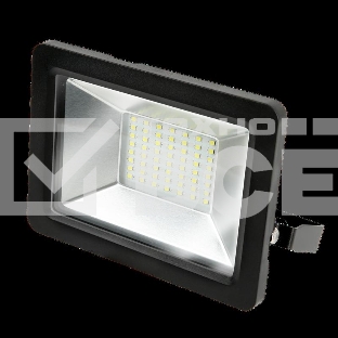 Прожектор светодиодный Gauss Elementary 50Вт 3510лм IP65 6500К черный ПРОМО