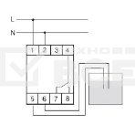 Реле уровня PZ-828 (одноуровневый монтаж на DIN-рейке 35мм 230В AC 16А 1перкл. IP20) F&F EA08.001.001, фото2