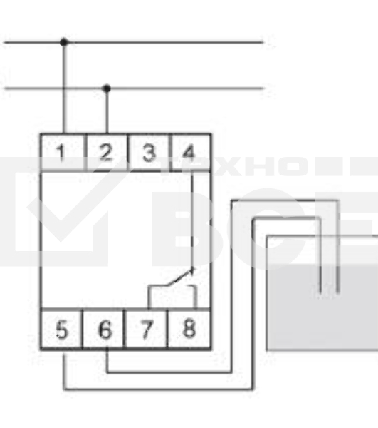 Реле уровня PZ-828 (одноуровневый монтаж на DIN-рейке 35мм 230В AC 16А 1перкл. IP20) F&F EA08.001.001