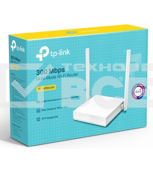 Роутер беспроводной TP-Link TL-WR844N N300 10/100BASE-TX белый