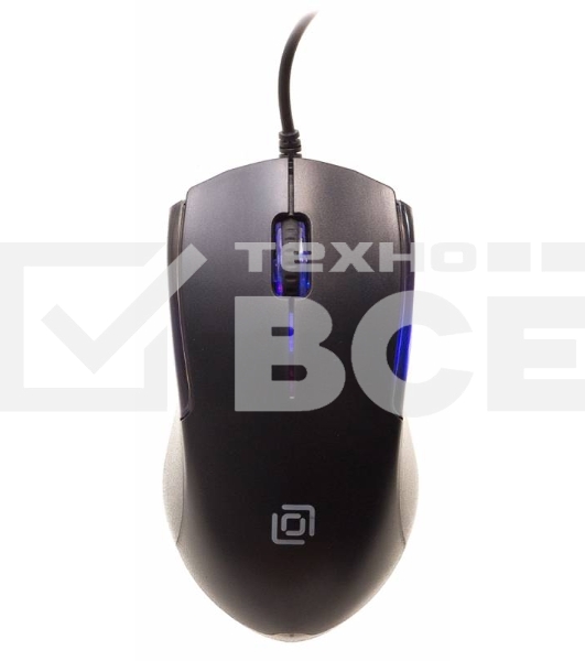 Мышь проводная Oklick 245M черный, 1000 dpi, USB, кнопки - 3