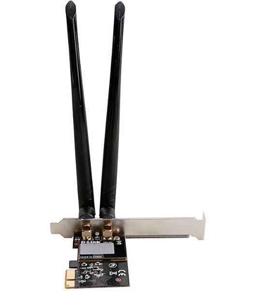 Сетевой адаптер WiFi D-Link DWA-582/RU/10/B1A DWA-582 PCI Express (ант.внеш.съем) 2ант. (упаковка 10 шт)