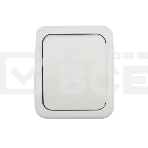 Переключатель проходной KRANZ Mini OG открытой установки, IP54 белый, фото3