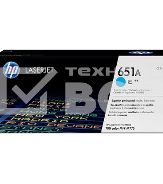 Картридж лазерный HP CE341A голубой LaserJet 700 Color MFP 775 16000стр.
