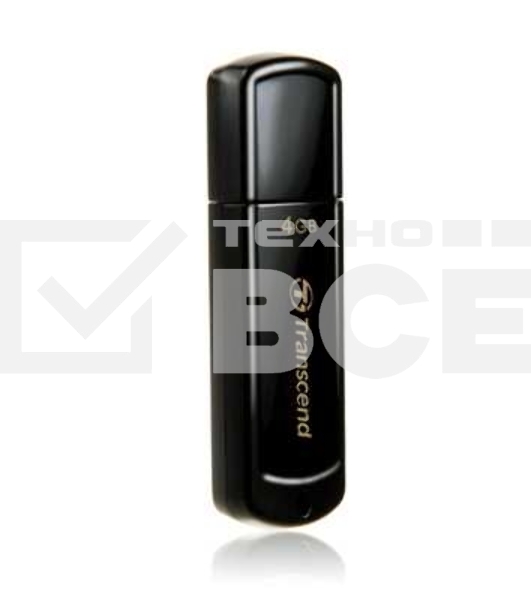 Флэш диск Transcend 4GB JetFlash 350, USB 2.0, Черный