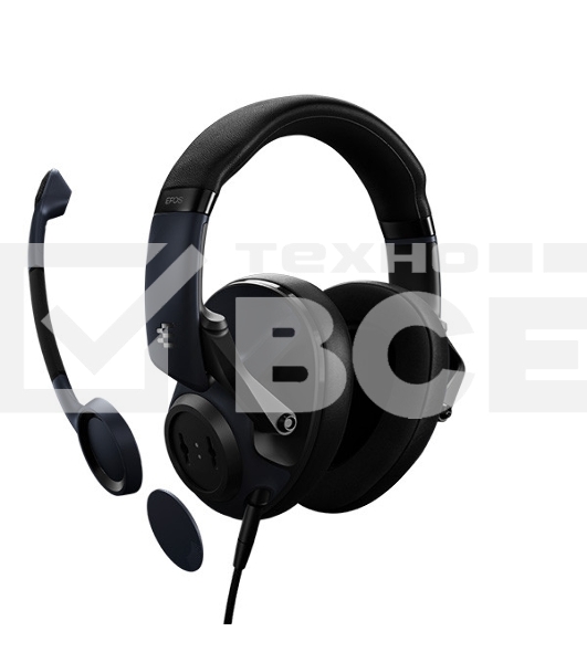 Игровая гарнитура EPOS H6 PRO Closed чёрная (Sennheiser, mini jack 3.5 мм, PC / Soft phone, PS4, Xbox One, Nintendo Switch, Mac OSX, PS5, Xbox Series X)