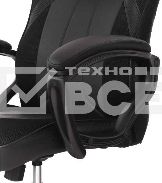 Кресло игровое A4Tech Bloody GC-200, черный, эко.кожа, крестовина пластик