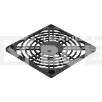 Решетка для вентилятора 80x80 ExeGate EG-080PSB (80x80 мм, пластиковая, квадратная, черная), фото 1