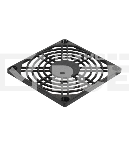 Решетка для вентилятора 80x80 ExeGate EG-080PSB (80x80 мм, пластиковая, квадратная, черная)