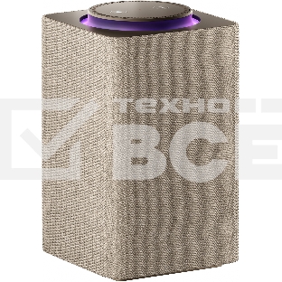 Умная колонка Яндекс Станция Макс, 65Вт, с экраном, 1 динамик, часы, Алиса, Wi-Fi, Bluetooth 5.0, Zigbee, бежевый