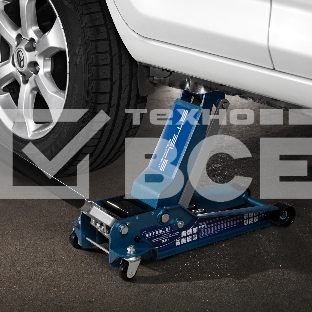 Домкрат STELS 51135гидравлический подкатной быстрый подъем 3.5т low profile quick lift 100-565мм