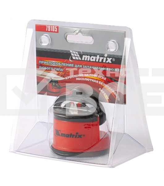Приспособление для затачивания ножей любого типа Matrix, крепление на присоске