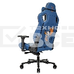 Кресло игровое Knight Craft Dragon синий эко.кожа крестов. металл, фото23