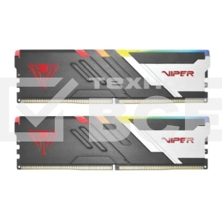 Оперативная память Patriot Viper Venom, DDR5, 32GB (2x16GB), 6000MHz, CL30, с радиаторами, RGB, черный