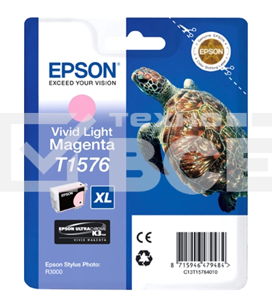 Картридж струйный Epson C13T15764010 светло-пурпурный для Epson St Ph R3000 (850стр.)