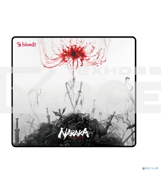 Коврик для мыши A4Tech Bloody BP-45 Naraka белый/рисунок 450x400x3мм