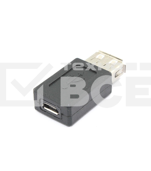 Переходник USB 2,0 тип A мама на Micro USB тип B мама