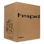 Компьютерный корпус HSPD F330, Panoramic Mini-tower, черный, TG, 0.5 SPCC, 3x120мм ARGB mATX, mITX 160/400/200мм 1x2.5', 2x3.5', 4xPCI 1xUSB-C 3.0, 2xUSB-A1.0 428x280x375мм, фото10