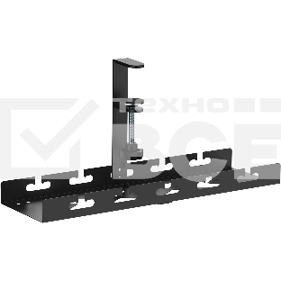 Кабель-канал Cactus CS-CM-400-1BK для столов 40x12.9x19см черный
