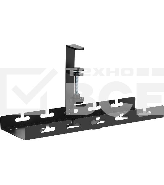 Кабель-канал Cactus CS-CM-400-1BK для столов 40x12.9x19см черный