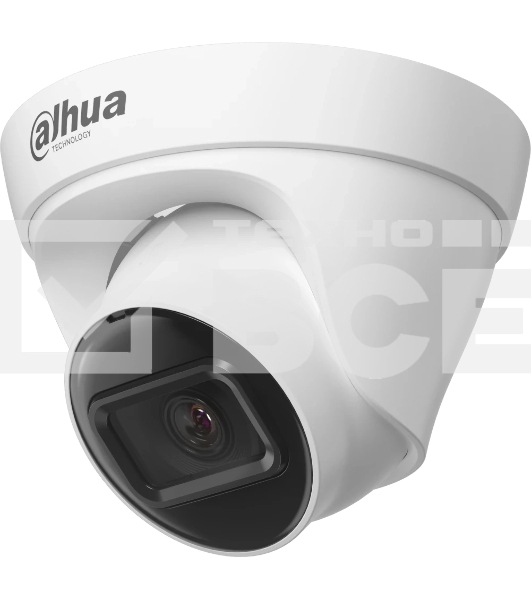 Уличная турельная IP-видеокамера DAHUA DH-IPC-HDW1431T1P-0360B-S6 4Мп, 1/2.9” CMOS, объектив 3.6мм, ИК-подсветка до 30м, IP67, корпус: металл, пластик