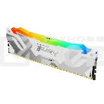 Оперативная память Kingston Fury Renegade, DDR5, 16GB (1x16GB), 7600MHz, CL38, DIMM, радиатор, RGB, белый, фото 1