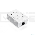 Розетка компьютерная двойная ExeGate SM1-RJ45-C6 RJ-45 кат.6 UTP Krone/110, фото8