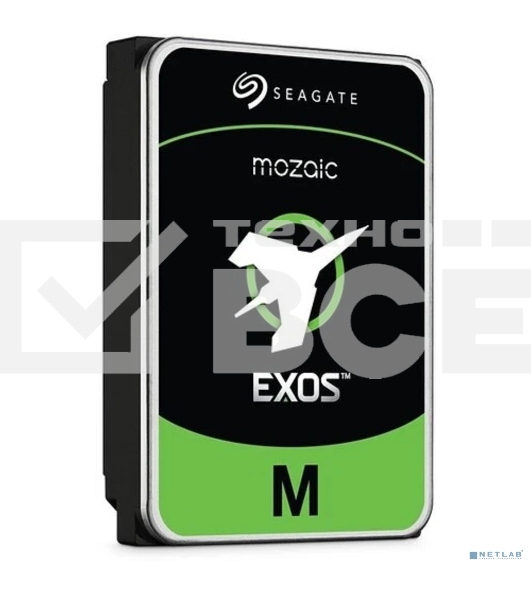 Жесткий диск серверный Seagate 3.5' 30Tb Seagate Exos M SATA 6Gb/s, 7200rpm, 512MB, 512e, CMR, Mozaic 3+, Bulk