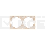 Рамка KRANZ STRONG 2-постовая шелк, фото 1