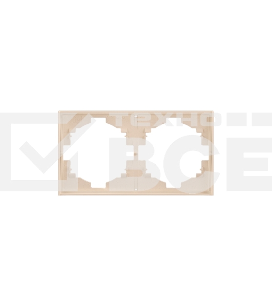 Рамка KRANZ STRONG 2-постовая шелк