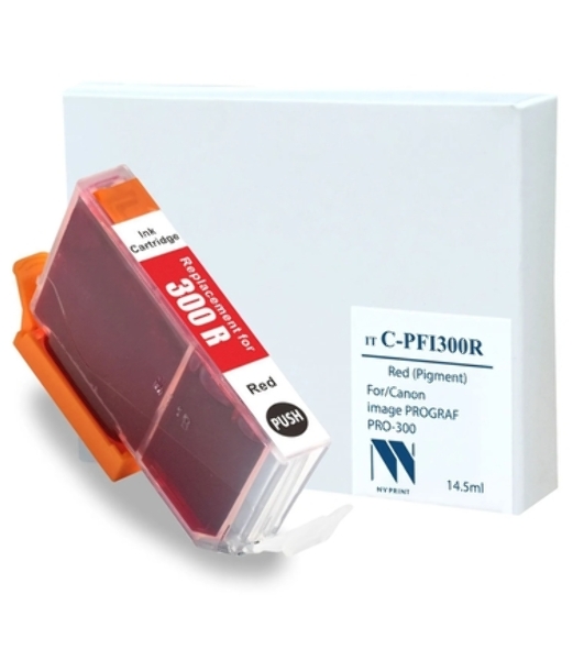 Картридж струйный NVPrint C-PFI300 R для Canon imagePROGRAF PRO-300