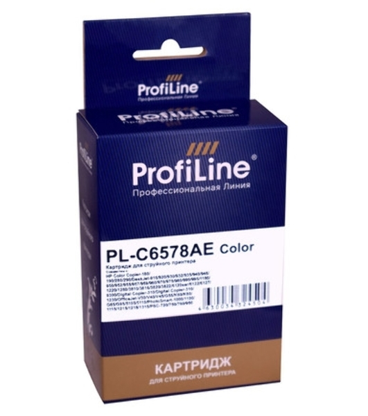 Картридж струйный ProfiLine PL-C6578AE для принтеров HP DJ 970Cxi/1220С/1280/6122 Color водные