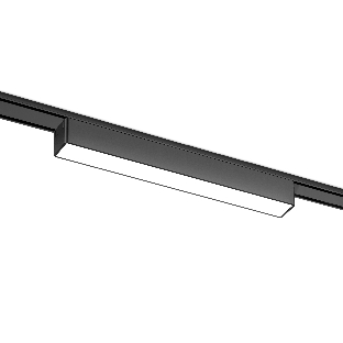Светильник трековый светодиодный GV1449 BK черный IP20 10W 4200K 48V 230*26*24