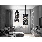 Светильник Ambrella light TR8162 BK черный E27 max 40W D102*1055, фото 1