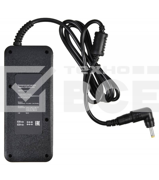 Блок питания Buro BUM-0065A90 автоматический 90W 12V-20V 11-connectors 5A 1xUSB 2.1A от бытовой электросети LСD индикатор