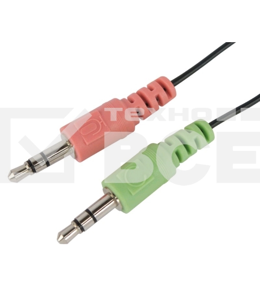 Гарнитура Oklick HS-M143VB черный 1.8м накладные оголовье