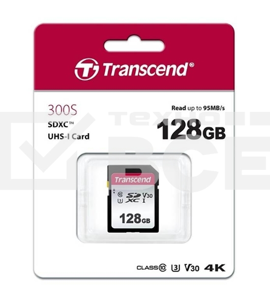 Флеш карта SD 128GB Transcend SDХC UHS-I U3