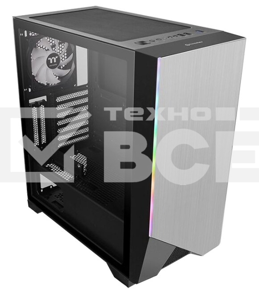 Компьютерный корпус Thermaltake H550 TG RGB черный без БП ATX 5x120mm 5x140mm 2xUSB2.0 1xUSB3.0 audio bott PSU