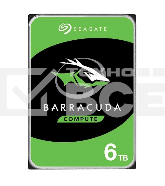 Жесткий диск Seagate 6Tb 5400rpm SATA 6GB/S 256MB ST6000DM003 Seagate Barracuda 3.5