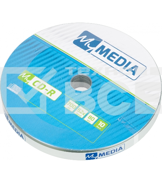 Диск CD-R MyMedia 700Mb 52x pack wrap (10шт) (69204)