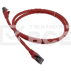 Патч-корд LANMASTER LSZH FTP кат.6A, 2.0 м, красный, фото2