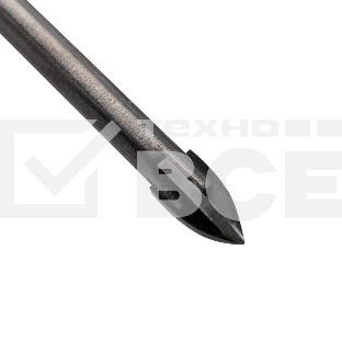 Сверло по стеклу и керамике Kranz 4 мм 4 грани шестигранный хвостовик