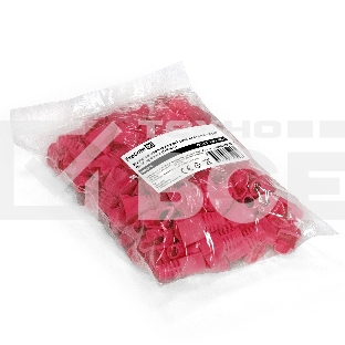 Колпачок ExeGate BC45-100-RD изолирующий для коннектора RJ-45, красный (100шт)